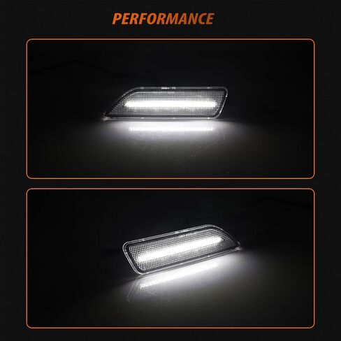 ADIIL لـ 2006-2011 مرسيدس بنز W219 CLS-Class عدسة شفافة بيضاء LED المصد الأمامي مصابيح العلامات الجانبية OEM استبدال العلامة الجانبية in Kuwait