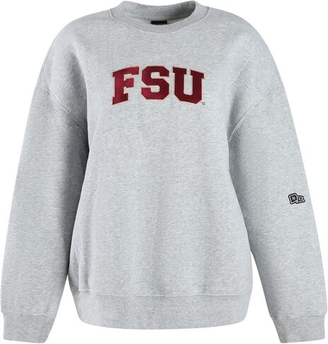 Hype & Vice Florida State Seminoles Offside Crewneck - رمادي، XS in Saudi Arabia