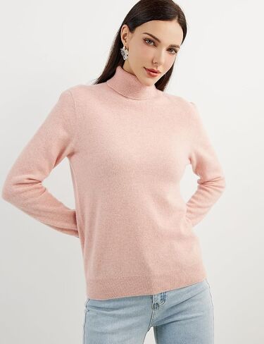 Women's 100% Pure Cashmere Sweater Turtleneck Long Sleeve Warm Soft 2025 Fall Winter Knit Pullover in Kuwait