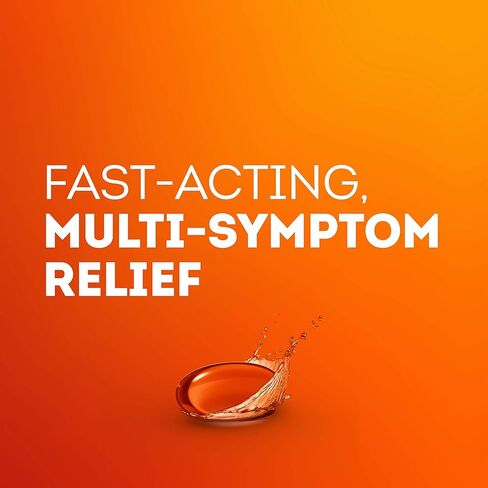 دواء فيكس داي كويل للبرد والإنفلونزا، تخفيف قوي متعدد الأعراض أثناء النهار للصداع والحمى والتهاب الحلق والأوجاع والآلام الطفيفة واحتقان الأنف وضغط الجيوب الأنفية والسعال، 16 كبسولة سائلة in Kuwait