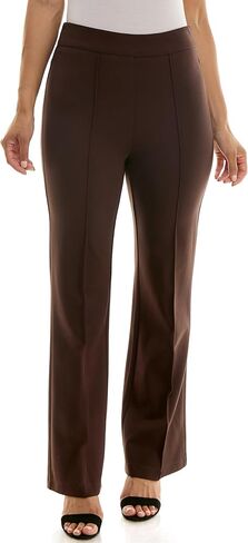 Zac & Rachel Women's Pull on Flare Leg Compression Pant with Front Seam in Kuwait