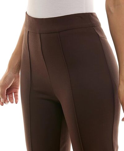 Zac & Rachel Women's Pull on Flare Leg Compression Pant with Front Seam in Kuwait