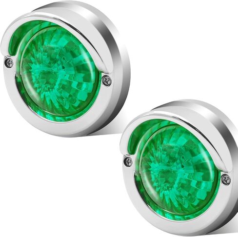 2pcs truck side marker lights green in Saudi Arabia
