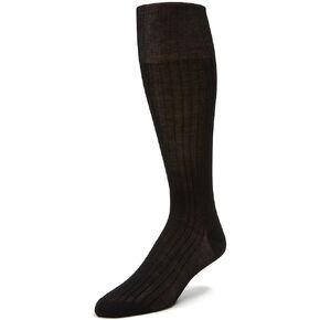 Bresciani Over-The-Calf Ribbed Egyptian Cotton Men's Italian Dress Socks in Saudi Arabia