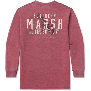 Southern Marsh Youth’s SEAWASH Etched Howl T-Shirt, Long Sleeve Tee