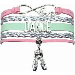 Dance Bracelet Ballet Belly Ballroom Just Dancing Dance Charm Bracelet For Adult Dancers, Dance Recital, Dance Teacher Lovers Bulk