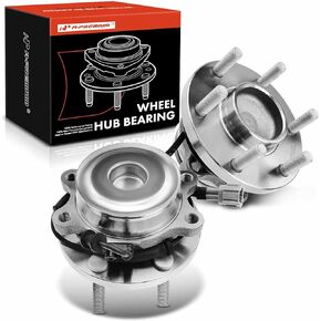 A-Premium Pair [2] Front Wheel Bearing Hub Assembly Compatible with Nissan Frontier 2005-2018 Pathfinder 2005-2012 Xterra 2005-2015 Suzuki Equator 2009-2012 2WD w/ABS 6-Lug