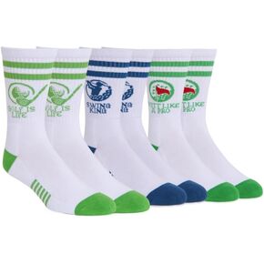 Performance Golf Crew Socks Mens and Womens 3 Pack - Great Christmas Holiday Gift