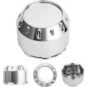 Wheel Center Hub Caps for XD Replacement Hubcaps for WheelPros KMC # 464K106 Rims, Set of 4 Chrome, Premium ABS Material, Recommended for Off-Road Tuning Enthusiasts