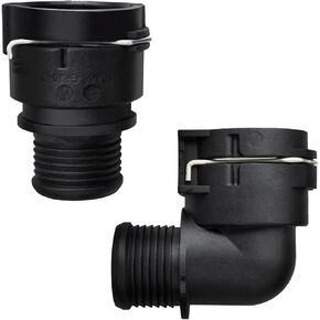 2 Pieces Heater Inlet Hose Connector Compatible with Chevy Sonic Hatchback Replace Parts 95089363/950893634