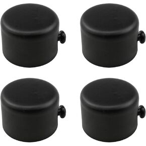 AYLIFU 4 PCS Window Curtain Rod End Cap Metal Curtain Roman Rod Plug for 1.1 Inch (28 mm) Diameter Curtain Rod Roman Rod End Back