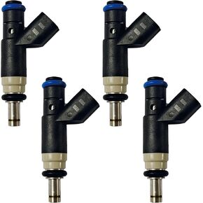 Fuel Injectors Compatible with Dodge Avenger Caliber Journey, Jeep Patriot Compass, Chrysler 200 Sebring 2.0L 2.4L, Replace 04891577AC 04891577AB 4Holes Set of 4