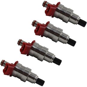 4 PCS Fuel Injectors G609-13-250 Replacement for Mazda B2600 MPV 2.6L