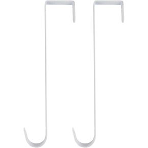 Bronze 12" L Premium Over The Door Metal Wreath Hanger Metal Hook 2packs