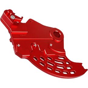Red & Black Rear Brake Disc Shield Compatible with BETA 125RR 2T 18-24 200RR 2T 19-24 350RR 4T Enduro Racing 10-24 350RR-S 4T 11-24 450RS 4T Enduro 11-14 See Fitment