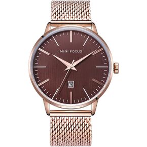 MF MINI FOCUS Women's Watch with Genuine Leather or Stainless Steel Band