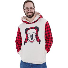 Disney Mickey Mouse Fleece Matching Family Pullover Hoodie & Bodysuit Newborn to Adult Sizes (0-3 Months - 2XL)
