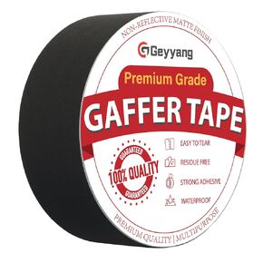 GEYYANG Gaffers Tape - Blue Gaffer Tape 2 inch x 22 Yards - Multipurpose Matte Cloth Non-Reflective Gaff Tape for Photography,Film, Events, Heavy-Duty Residue Free Gaffing Tape