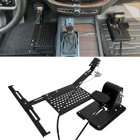 Passenger Side Brake Pedal for Driver Assist Device - Training Brake Pedal with Base Bracket, Easy to Instal lIdeal for Student and New Drivers Learning to Drive a Car Safely