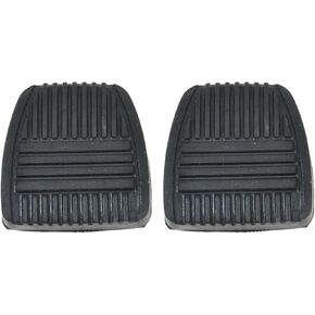 TRQ Clutch & Brake Pedal Pad Set Compatible with 90-97 Lexus 71-03 Toyota