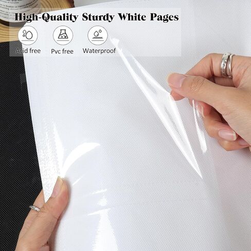 RECUTMS Photo Album 4x6 600 Photos, Large Capacity Retro Leather Cover Picture Albums Holds 600 Horizontal and Vertical 4x6 Photos with White Pages for Family Wedding Baby (White) in Saudi Arabia