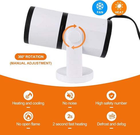 Car Heater, Portable Car Heaters for Vehicle, 12V Car Heater That Plugs Into Cigarette Lighter,Portable Heater for Vehicle Cars SUV, Windshield Defroster, De-Icers in Saudi Arabia