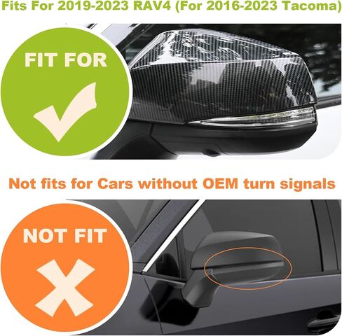 LED Side Mirrors Lights for Toyota RAV4 2019-2024 Side Mirrors Sequential Dynamic Turn Signal Light LED Sequential Mirror for RAV4 Accessories(RAV4-Mirror-Led) in Saudi Arabia