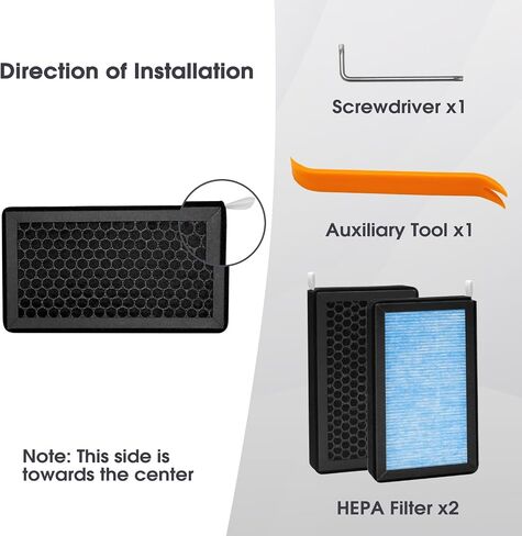 Tesla Model 3 Model Y HEPA Cabin Air Filter with Activated Carbon Tesla Air Filter Replacement 2 Pack-Upgraded Pro (2016-2024) in Saudi Arabia