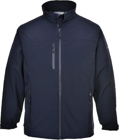 Portwest UTK50NARXL Regular Fit 3L Softshell Jacket, X-Large, Navy in Saudi Arabia