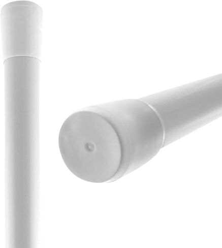 Amazing Drapery Hardware 5/8 Inch Brass Spring Tension Rods, Set of 2 - Adjustable Length 28-48 Inches - Twist to Fit Curtain Rods for Doors, Windows, and Small Spaces in Kuwait