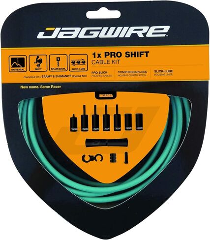 Jagwire - مجموعة تحويل عالمية 1x Pro | للطرق وMTN ودراجة الحصى | متوافق مع SRAM وShimano Shifter | الشبح الأسود in Saudi Arabia