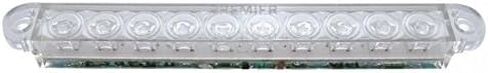 شريط إضاءة إشارة الانعطاف United Pacific 10 LED 6 1/2 بوصة - مصباح LED كهرماني/عدسة شفافة، 39686B in Saudi Arabia