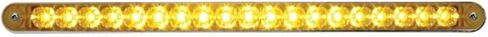شريط إضاءة إشارة الانعطاف United Pacific 10 LED 6 1/2 بوصة - مصباح LED كهرماني/عدسة شفافة، 39686B in Saudi Arabia