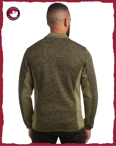 CANADA WEATHER GEAR Men's Sweater Fleece Jacket - Warm Zip Up Techno Fleece Sweater - Casual Outdoor Jackets for Men (M-XXL) in Kuwait