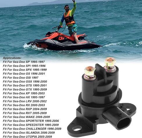 مرحل الملف اللولبي لبداية الدراجة النارية من zipelo، OEM#278002347 278-001-802 بديل، ملحقات الدراجة النارية المتوافقة مع GTX RX RXP SPI SPX XP Wake Challenger Speedster Sportser Utopia in Kuwait