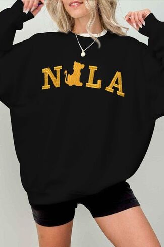 UNIQUEONE Magical Sweatshirt Matching Clothes Couples - Movie Sweatshirts Lion Graphic Sweater Casual Long Sleeve Tops in Saudi Arabia