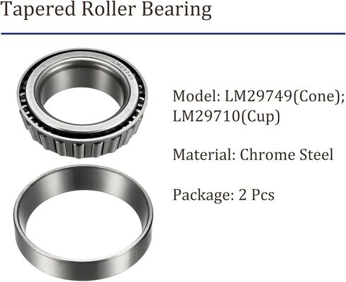 1pcs LM603049/LM603011 Tapered Roller Bearing - [1.7812 Inch x 3.0625 Inch x 0.7812 Inch] Chrome Steel Bearing Cone and Cup Set for Conveyor System Use in Saudi Arabia