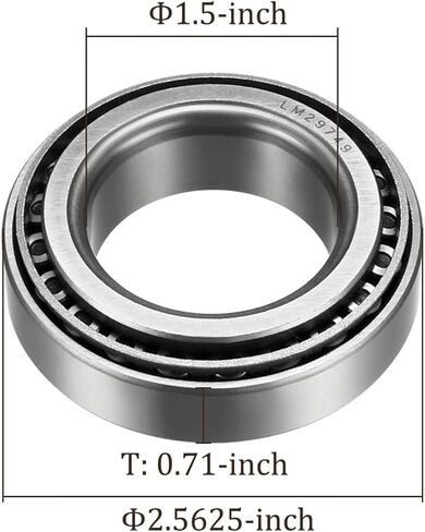 1pcs LM603049/LM603011 Tapered Roller Bearing - [1.7812 Inch x 3.0625 Inch x 0.7812 Inch] Chrome Steel Bearing Cone and Cup Set for Conveyor System Use in Saudi Arabia