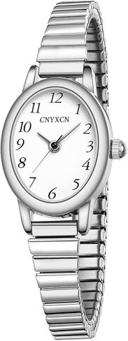 Gold Watches for Women,Easy Reading Analog Watch with Gold Stainless Steel Expansion Band,Water Resistant in Kuwait