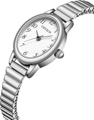 Gold Watches for Women,Easy Reading Analog Watch with Gold Stainless Steel Expansion Band,Water Resistant in Kuwait