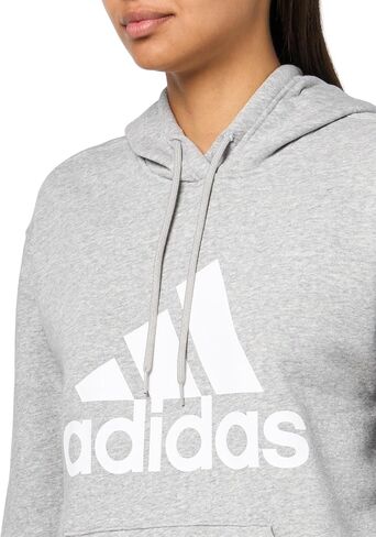 adidas Essentials Big Logo Regular Fleece Hoodie Bliss Lilac/White LG in Saudi Arabia