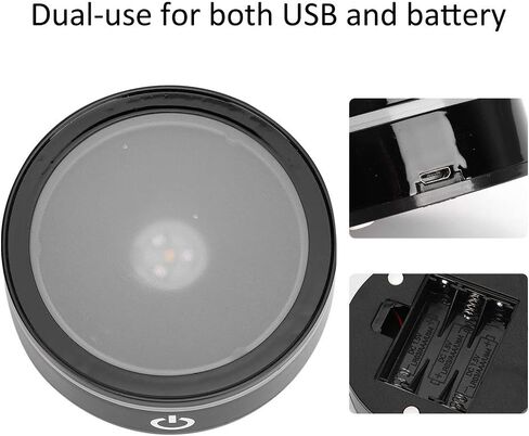 LED Base, Light Display Base, 3D Photo Glass LED Stand, USB Battery Operated (Flat) in Saudi Arabia