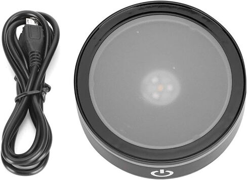LED Base, Light Display Base, 3D Photo Glass LED Stand, USB Battery Operated (Flat) in Saudi Arabia