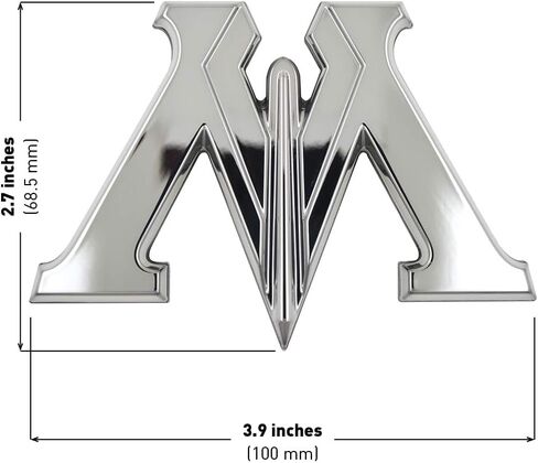 Fan Emblems Harry Potter 3D Ministry of Magic Symbol Car Badge (Chrome) in Kuwait