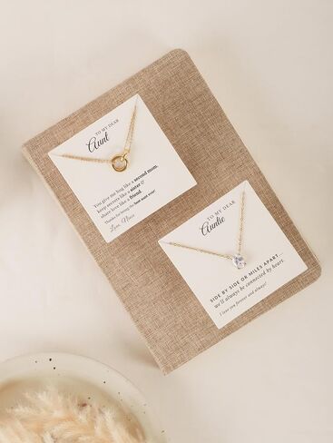To My Aunt Necklace Gifts, Best Aunt Ever Necklace Jewelry Sentimental Gifts for Aunt Auntie in Saudi Arabia