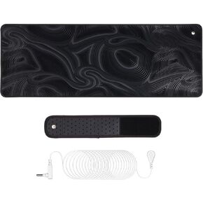Grounding Mat,Grounding Wrist Strap,Enjoy The Grounding Effect Indoors, for Better Sleep, Pain and Stress Relief,Geometry Grounding Mat Kit