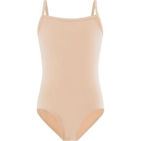 Nude Leotard for Camisole Girls Ballet Undergarment Size 10-12 Years Old Sleeveless Cotton Dance Top