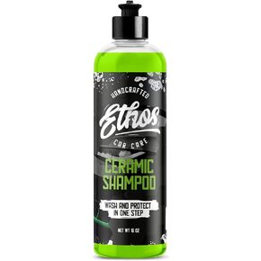 Ceramic Car Shampoo - Car Wash For Ceramic Coatings - Car Wash Soap - Adds Hydrophobic Protection | Enhances Ceramic Coatings, Waxes Or Sealants | Incredible Shine
