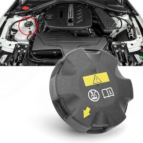 Radiator Expansion Tank Cap Coolant Cover 17117639020 Compatible with BMW E70 E82 E88 E89 E90 E92 F01 F04 F06 F07 F15 F16 F26 F32 F33 F87,140Kpa