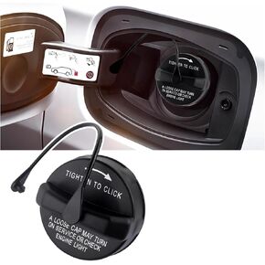 غطاء الوقود، استبدال غطاء غاز السيارة محكم الغلق OEM #5278632AG، 52030377AB، غطاء خزان الوقود ملحقات السيارة المتوافقة مع دودج كرايسلر رام جيب (لدودج) in Kuwait